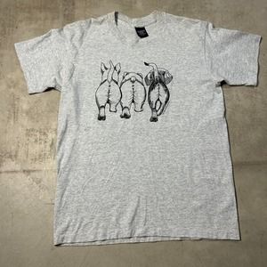 vintage dog butt graphic tee
